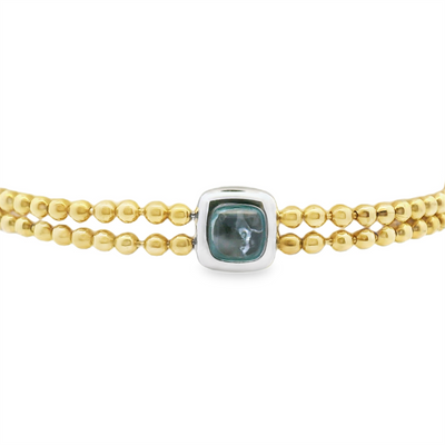 Sterling Silver Blue Topaz Bracelet