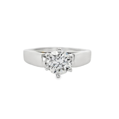 Round Diamond Solitaire Engagement Ring