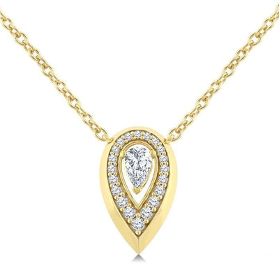 Diamond Halo Necklace