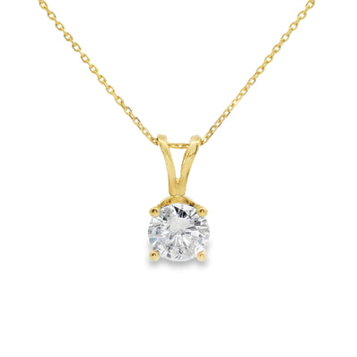 Classic Solitaire Pendant