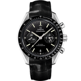PRE-OWNED Omega Two Counters Moonwatch Profesional Chrono, 44.25Â mm, platinum on leather strap