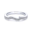Diamond Contour Wedding Ring