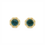 London Blue Topaz & Diamond Stud Earrings