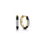 Diamond Huggie Hoop Earrings