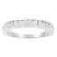 Diamond Straight Band Wedding Ring