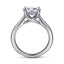 Oval Diamond East-West Solitaire Engagement Ring