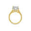 Oval Diamond East-West Engagement Ring
