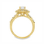Round Diamond Halo Engagement Ring