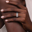 Sterling Silver White Sapphire Fashion Ring