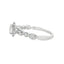 Oval Diamond Halo Engagement Ring