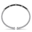 Bujukan Black Enamel Bangle Bracelet