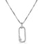 Sterling Silver White Sapphire Pendant
