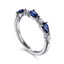 Sapphire & Diamond Stackable Ring