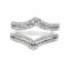 Double-Chevron Diamond Ring Enhancer