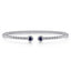 Bujukan Sapphire & Diamond Bangle Bracelet