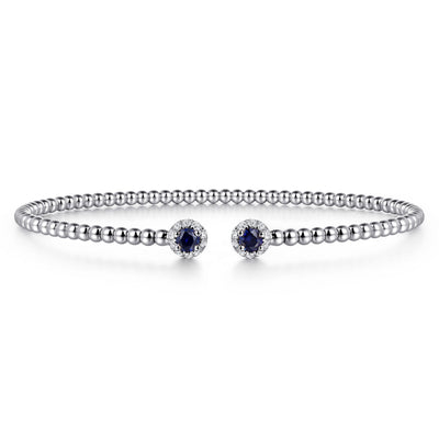 Bujukan Sapphire & Diamond Bangle Bracelet