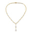 Lovebright Paperclip Station Diamond Necklace