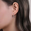 Bujukan Sterling Silver Hoop Earrings