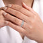 Round Diamond Split Shank Engagement Ring