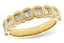 Baguette Diamond Bezel Stackable Ring