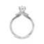 Marquise Diamond Accented Engagement Ring