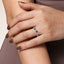 Sapphire & Diamond Stackable Ring