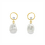 Pearl & Diamond Drop Earrings