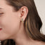 Bujukan Sterling Silver & Gold Earrings