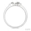 Twin Heart Shape Diamond Fashion Ring