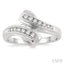 Bypass Diamond Fashion Ring