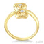 Twin Heart Shape 2 Stone Diamond Fashion Ring