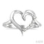 Heart Shape Journey Diamond Fashion Ring