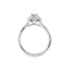 Round Diamond Double Halo Engagement Ring