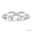 Infinity Cross Petite Diamond Fashion Ring