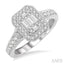 Halo Fusion Diamond Engagement Ring
