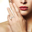 Stackable Oval Shape Diamond Promise Ring