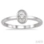 Stackable Oval Shape Diamond Promise Ring