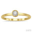 Stackable Round Shape Diamond Promise Ring