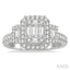 Halo Fusion Diamond Engagement Ring