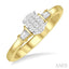Oval Shape Lovebright Diamond Engagement Ring