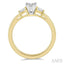 Oval Shape Lovebright Diamond Engagement Ring