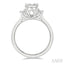 Emerald Shape Fusion Diamond Engagement Ring