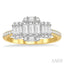 Past Present & Future Fusion Diamond Engagement Ring