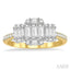 Past Present & Future Fusion Diamond Engagement Ring