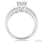 Round Shape Lovebright Diamond Engagement Ring