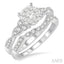 Round Shape Lovebright Diamond Wedding Set