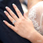 Round Shape Lovebright Diamond Wedding Set