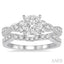 Round Shape Lovebright Diamond Wedding Set