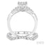 Round Shape Lovebright Diamond Wedding Set