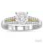 Round Shape Lovebright Diamond Engagement Ring
